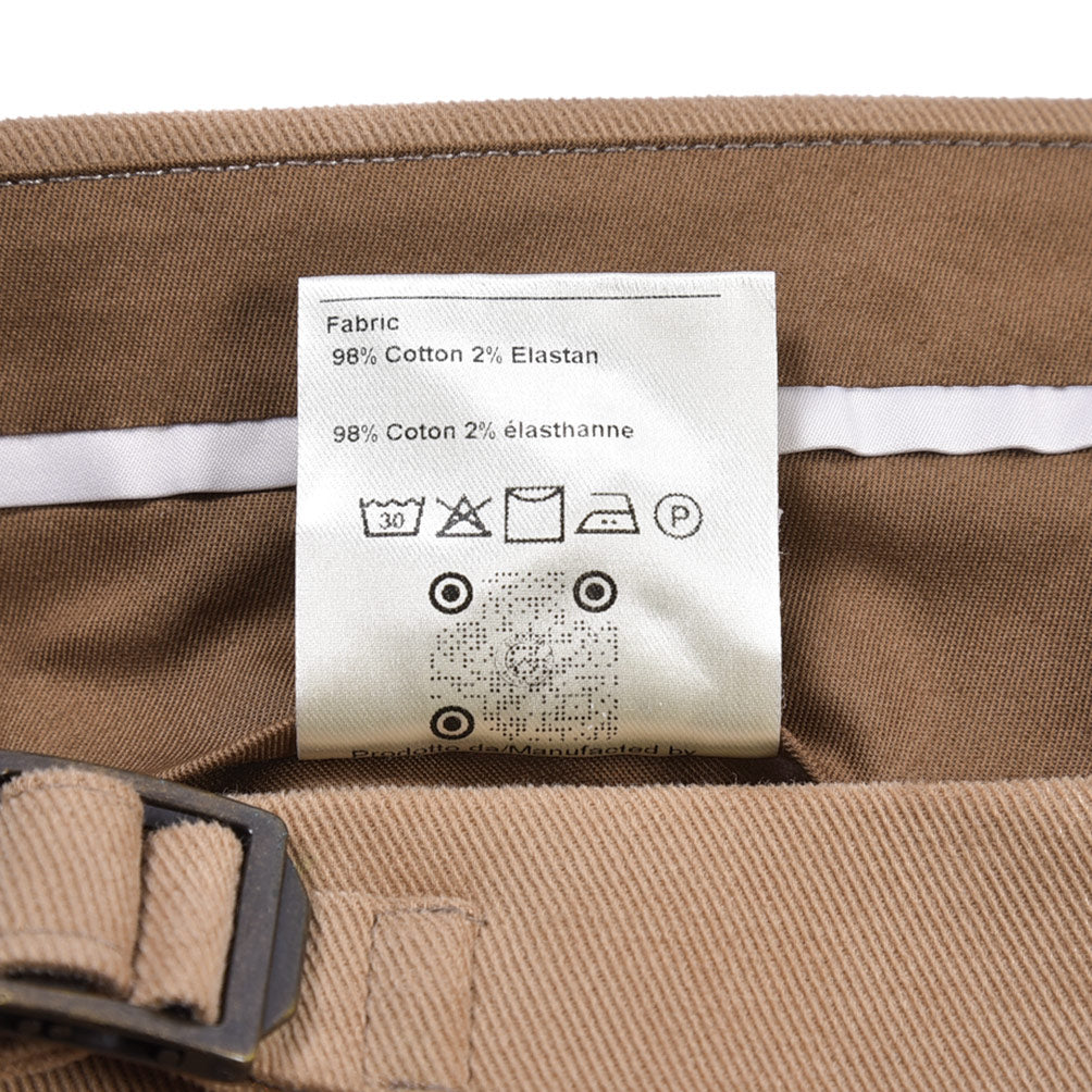 BERWICH “RETRO LONG” ストレッチコットン ワンタックパンツ