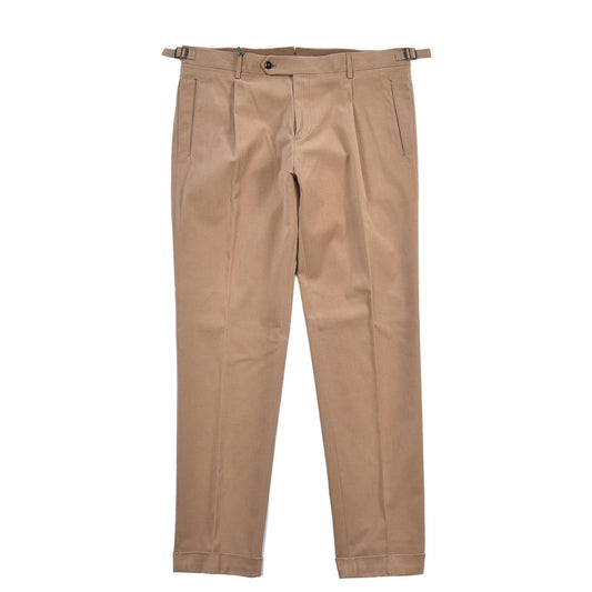 BERWICH “RETRO LONG” ストレッチコットン ワンタックパンツ
