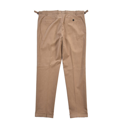 BERWICH “RETRO LONG” ストレッチコットン ワンタックパンツ