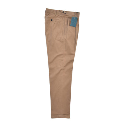 BERWICH “RETRO LONG” ストレッチコットン ワンタックパンツ