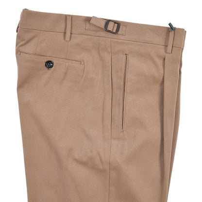 BERWICH “RETRO LONG” ストレッチコットン ワンタックパンツ