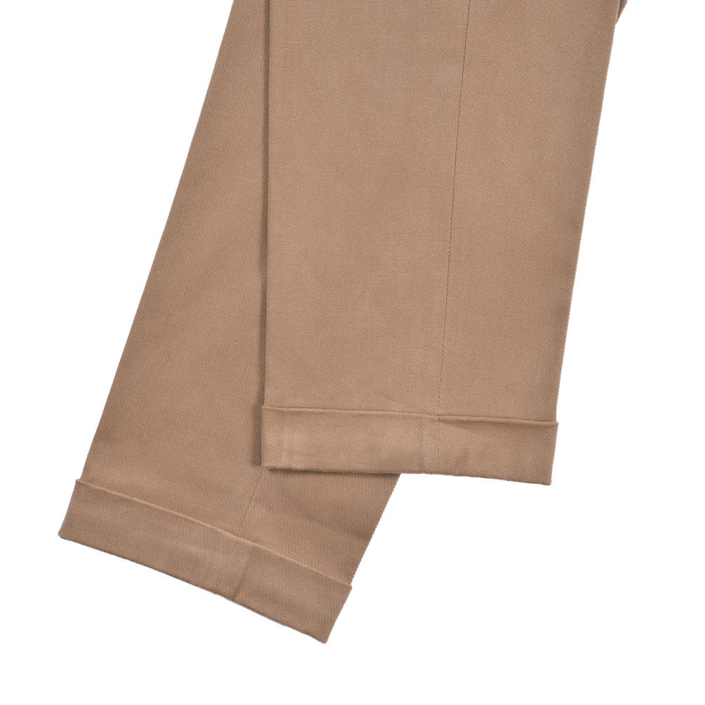 BERWICH “RETRO LONG” ストレッチコットン ワンタックパンツ