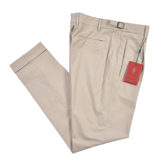 BERWICH “LUX RETRO LONG” ストレッチコットン ワンタックパンツ