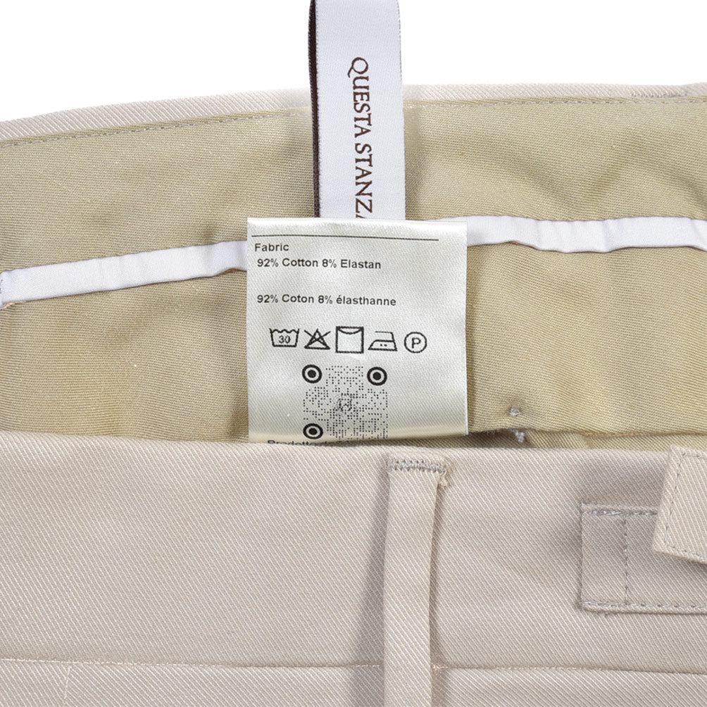 BERWICH “LUX RETRO LONG” ストレッチコットン ワンタックパンツ
