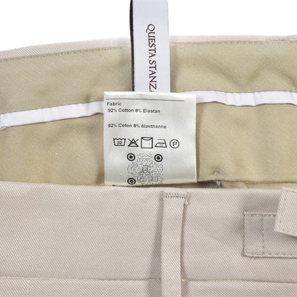 BERWICH “LUX RETRO LONG” ストレッチコットン ワンタックパンツ