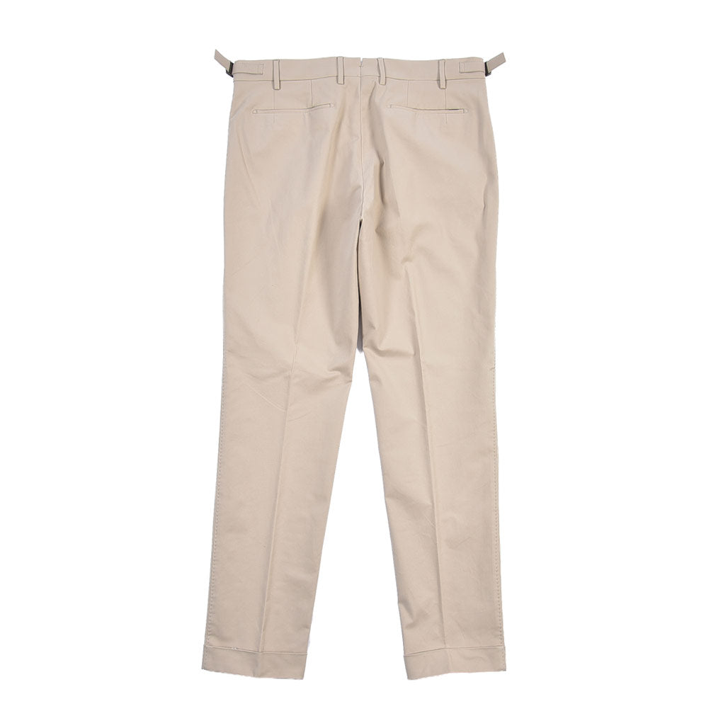 BERWICH “LUX RETRO LONG” ストレッチコットン ワンタックパンツ