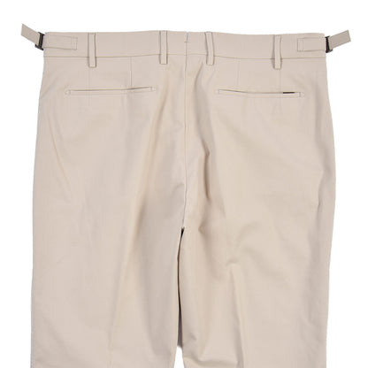 BERWICH “LUX RETRO LONG” ストレッチコットン ワンタックパンツ