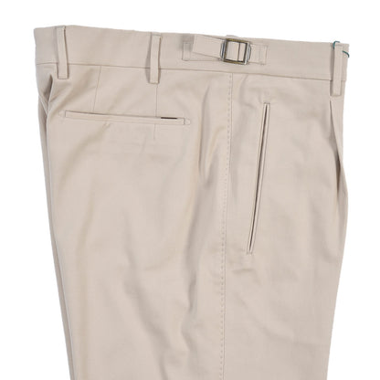 BERWICH “LUX RETRO LONG” ストレッチコットン ワンタックパンツ