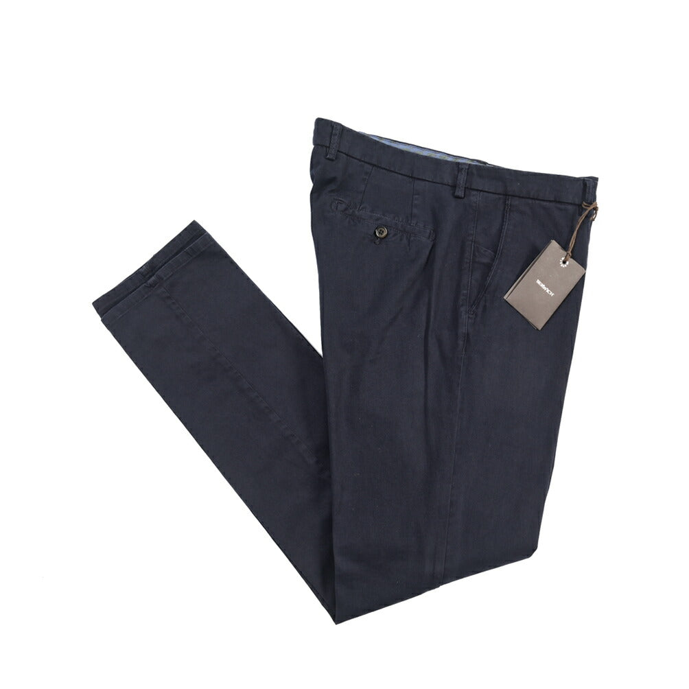 BERWICH “SC SLIM-GD” ストレッチコットン ノータックチノパンツ
