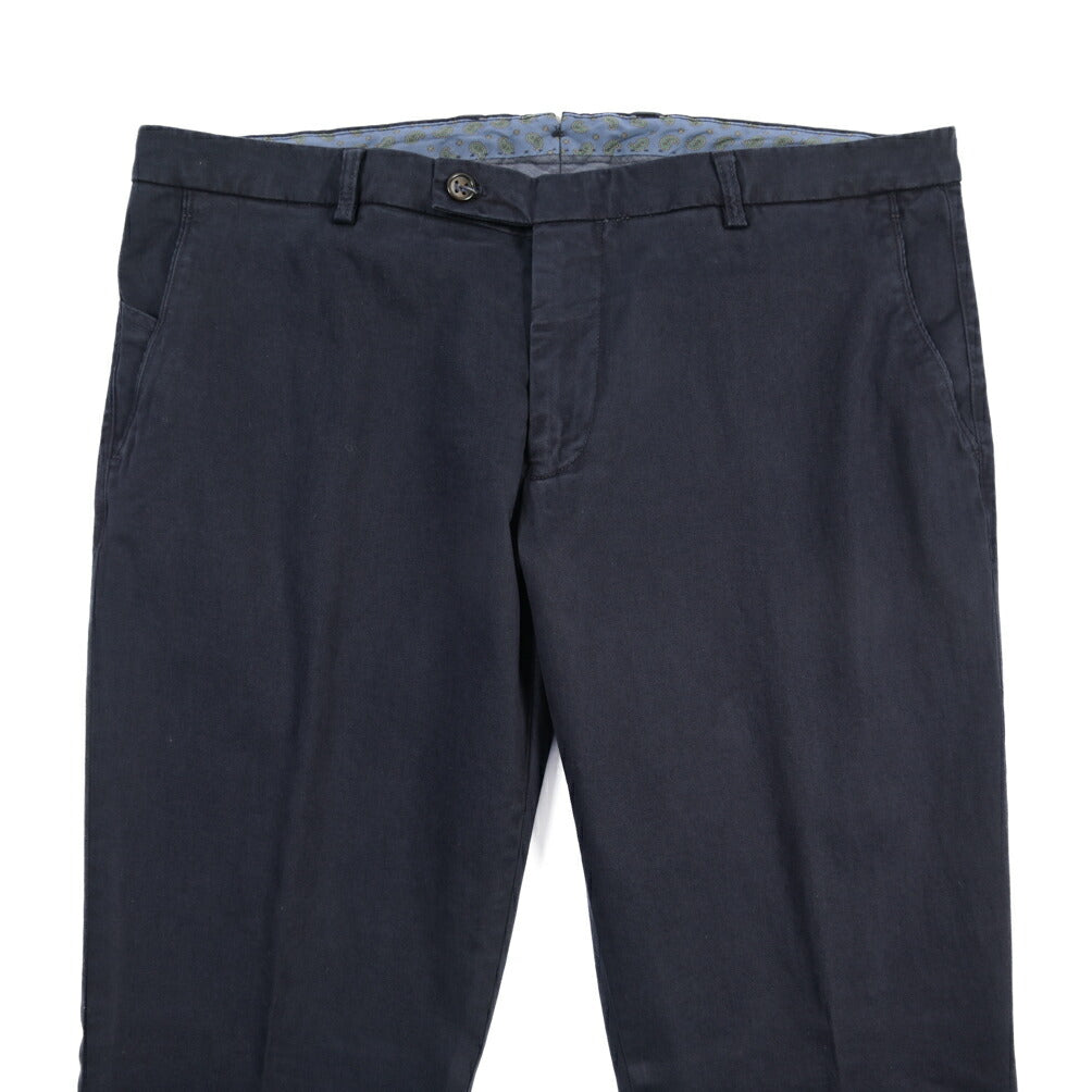 BERWICH “SC SLIM-GD” ストレッチコットン ノータックチノパンツ