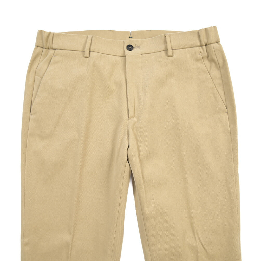 BERWICH “MORELLO ELAX” ストレッチコットン ノータックチノパンツ