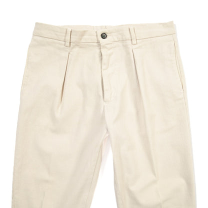 BERWICH “CHIAIA-GD” ストレッチコットン ワンタックパンツ