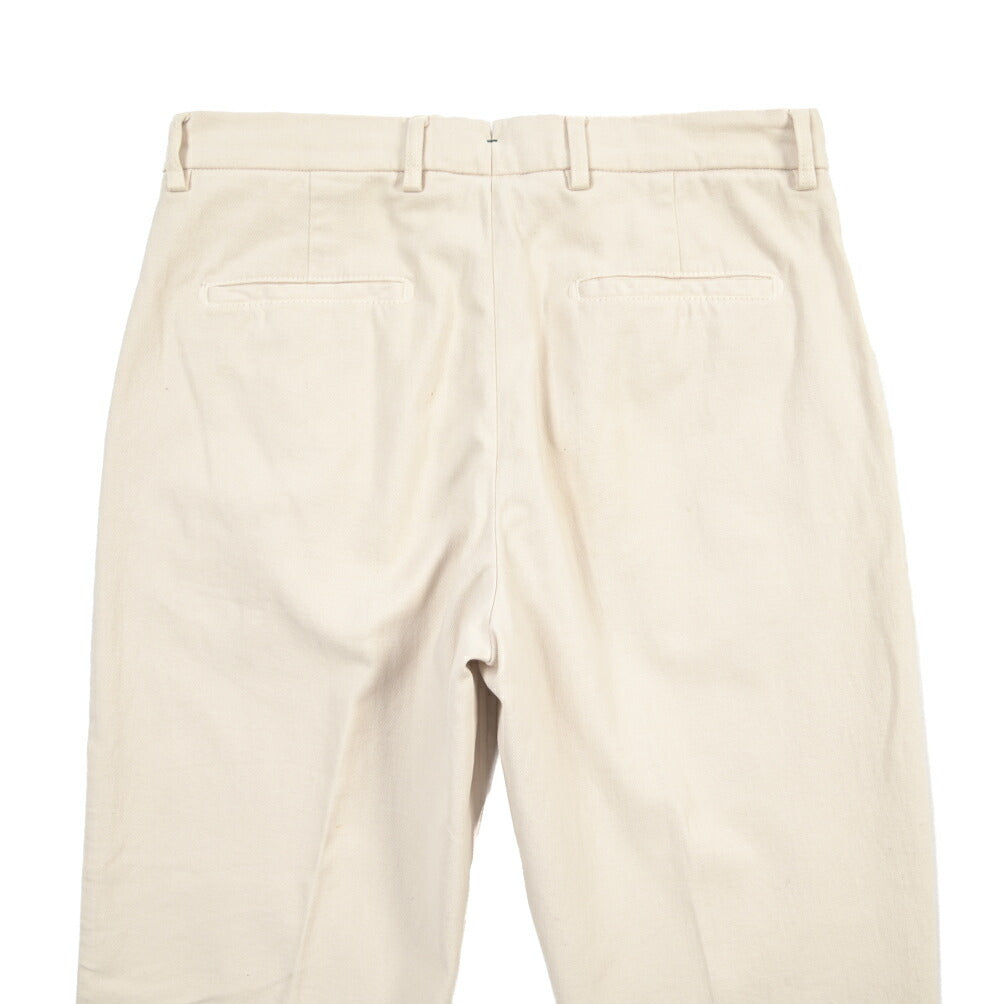 BERWICH “CHIAIA-GD” ストレッチコットン ワンタックパンツ