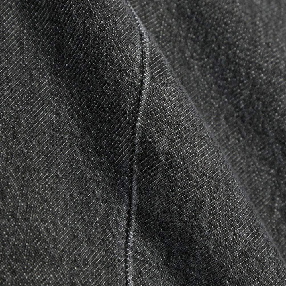 BERWICH “CHIAIA LONG-GD” コットン100%デニム ワンタックスラックス