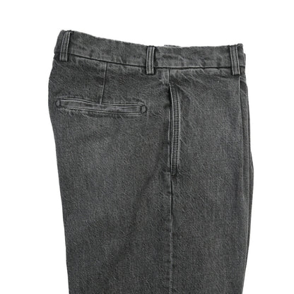 BERWICH “CHIAIA LONG-GD” コットン100%デニム ワンタックスラックス