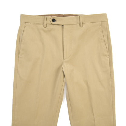BERWICH “VULCANO 195” ストレッチコットン ノータックチノパンツ