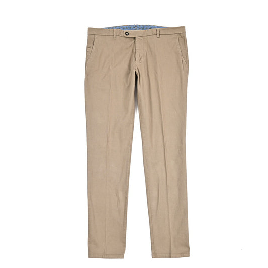 BERWICH “SC SLIM-GD” ストレッチコットン ノータックチノパンツ
