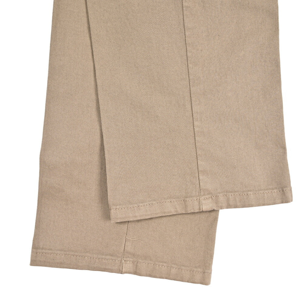 BERWICH “SC SLIM-GD” ストレッチコットン ノータックチノパンツ