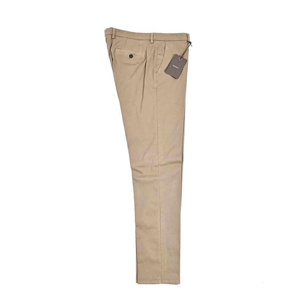 BERWICH “SC SLIM-GD” ストレッチコットン ノータックチノパンツ