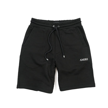 26-27AW AMIRI “RELAXED PULL ON SWEATSHORT” コットン100% スウェットロゴショーツ