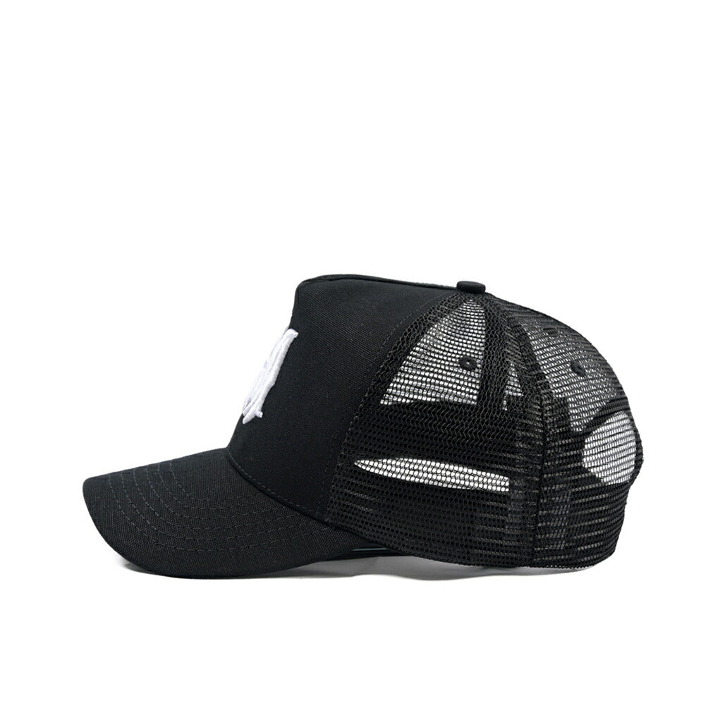 26-27AW AMIRI “MA LOGO TRUCKER” ロゴ刺繍メッシュキャップ / トラッカーハット / MADE IN USA