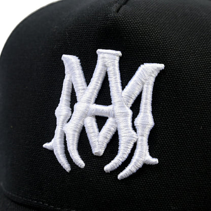 26-27AW AMIRI “MA LOGO TRUCKER” ロゴ刺繍メッシュキャップ / トラッカーハット / MADE IN USA
