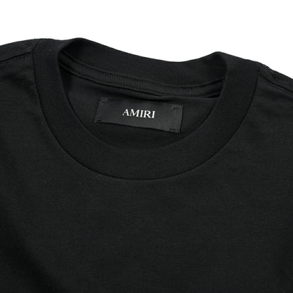 26-27AW AMIRI “BONES STACKED LONG SLEEVE TEE” コットン100% 長袖ロゴTシャツ