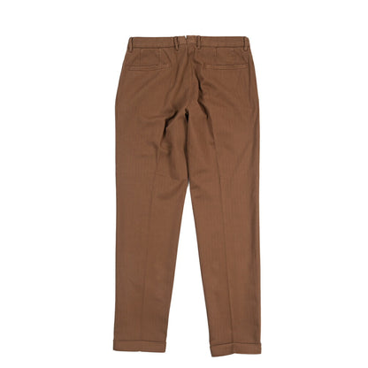GTA “BYRON” ストレッチコットン ワンタックヘリンボーンパンツ / SLIM / メンズ