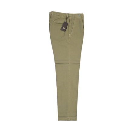 GTA “BYRON” ストレッチコットン ワンタックヘリンボーンパンツ / SLIM / メンズ