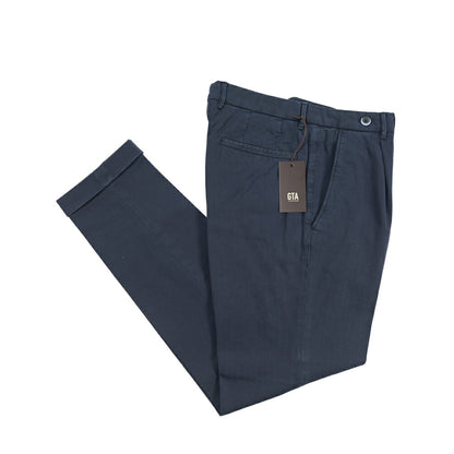 GTA “BYRON” ストレッチコットン ワンタックヘリンボーンパンツ / SLIM / メンズ