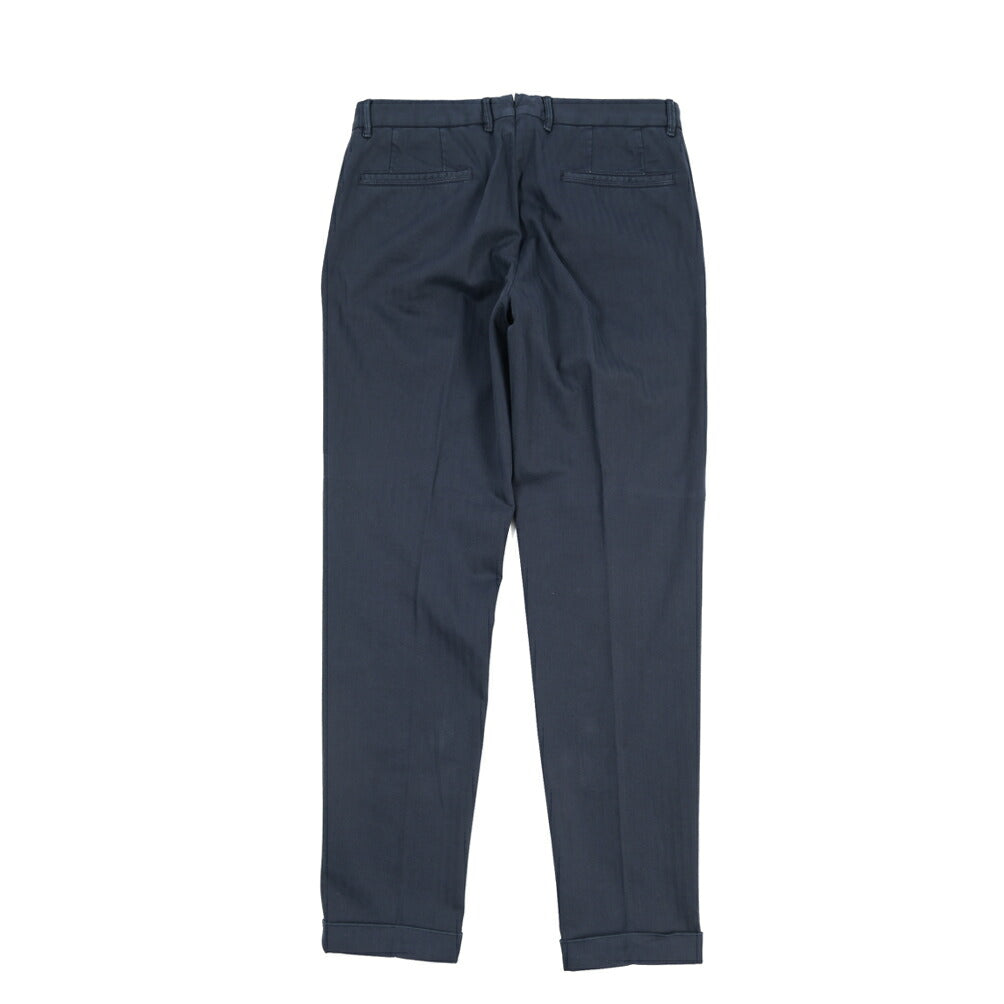 GTA “BYRON” ストレッチコットン ワンタックヘリンボーンパンツ / SLIM / メンズ