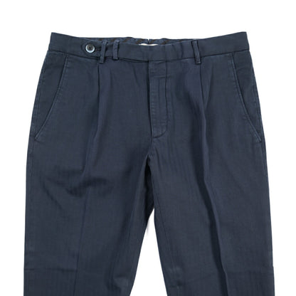 GTA “BYRON” ストレッチコットン ワンタックヘリンボーンパンツ / SLIM / メンズ