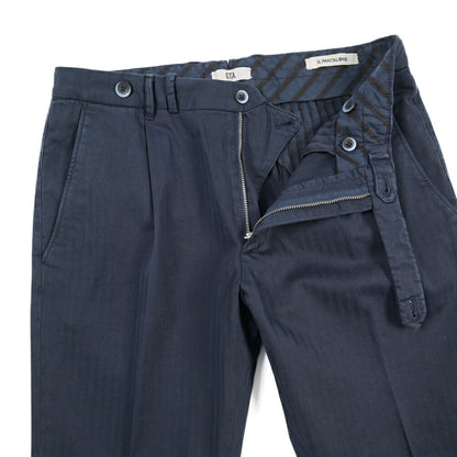GTA “BYRON” ストレッチコットン ワンタックヘリンボーンパンツ / SLIM / メンズ