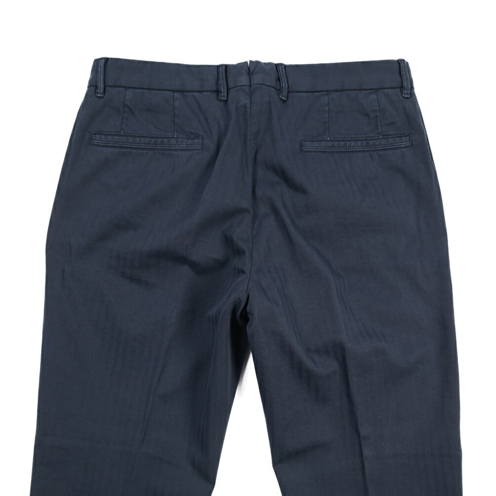 GTA “BYRON” ストレッチコットン ワンタックヘリンボーンパンツ / SLIM / メンズ