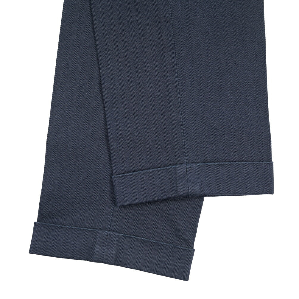 GTA “BYRON” ストレッチコットン ワンタックヘリンボーンパンツ / SLIM / メンズ