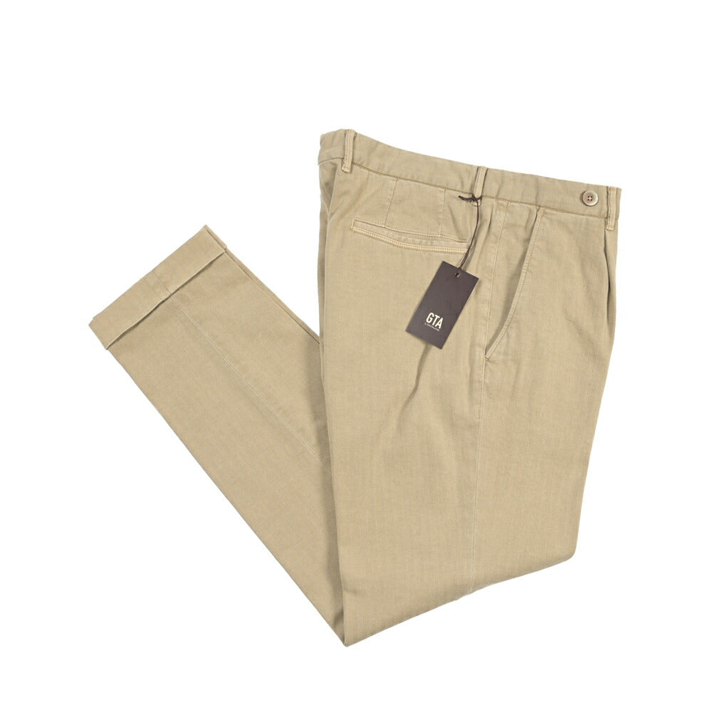 GTA “BYRON” ストレッチコットン ワンタックグルカパンツ / SLIM / メンズ