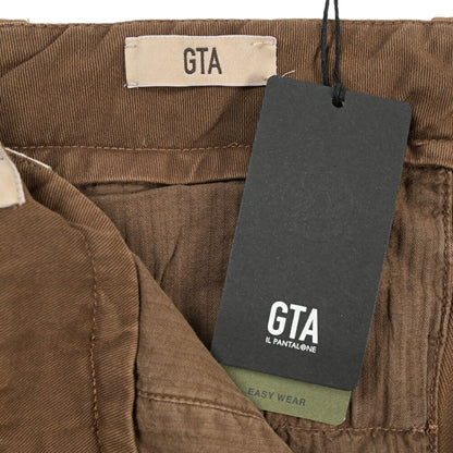 GTA “LORENZO” リネン混コットン ヘリンボーンカーゴパンツ / COMFORT / メンズ