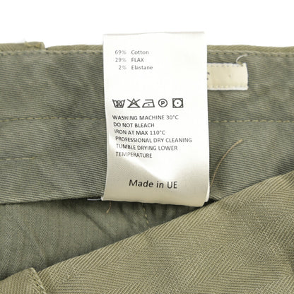 GTA “GIACOMO” リネン混コットン ヘリンボーンカーゴパンツ / COMFORT / メンズ