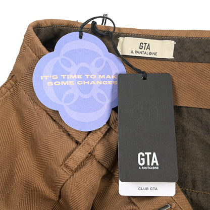 GTA “ALESSANDRO” ストレッチコットン ワンタックヘリンボーンパンツ / COMFORT / メンズ