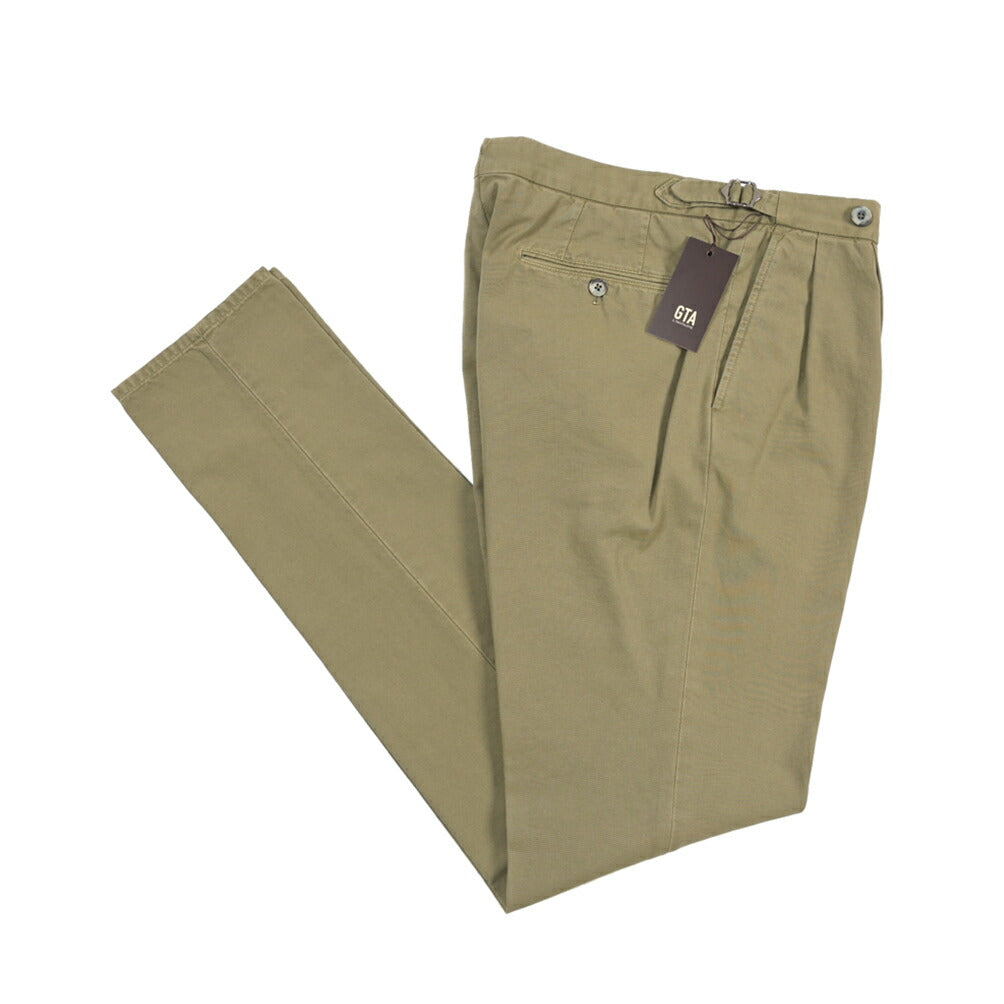 GTA “HERRICK” コットン100% ツータックパンツ / COMFORT / メンズ