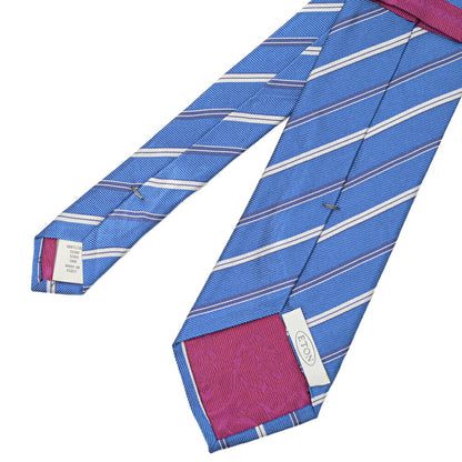 ETON シルク100% レジメンタル柄ネクタイ