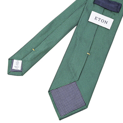 ETON シルク100% 総柄ネクタイ