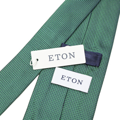 ETON シルク100% 総柄ネクタイ