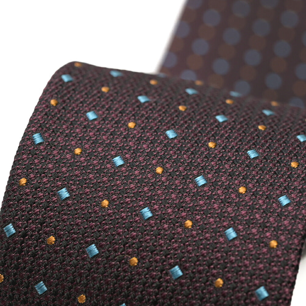 SALE｜ETON シルク100% ドット柄ネクタイ – GUARDAROBA MILANO