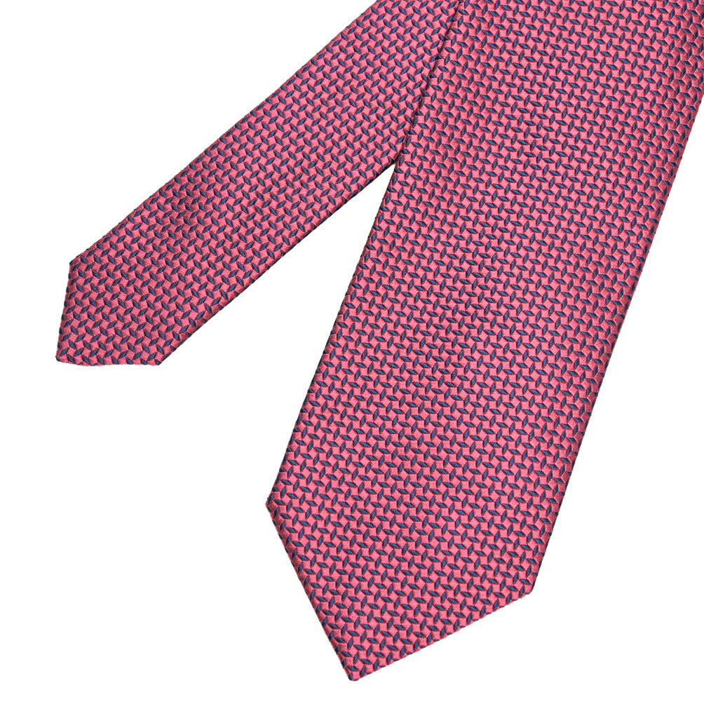 ETON シルク100% 織柄ネクタイ
