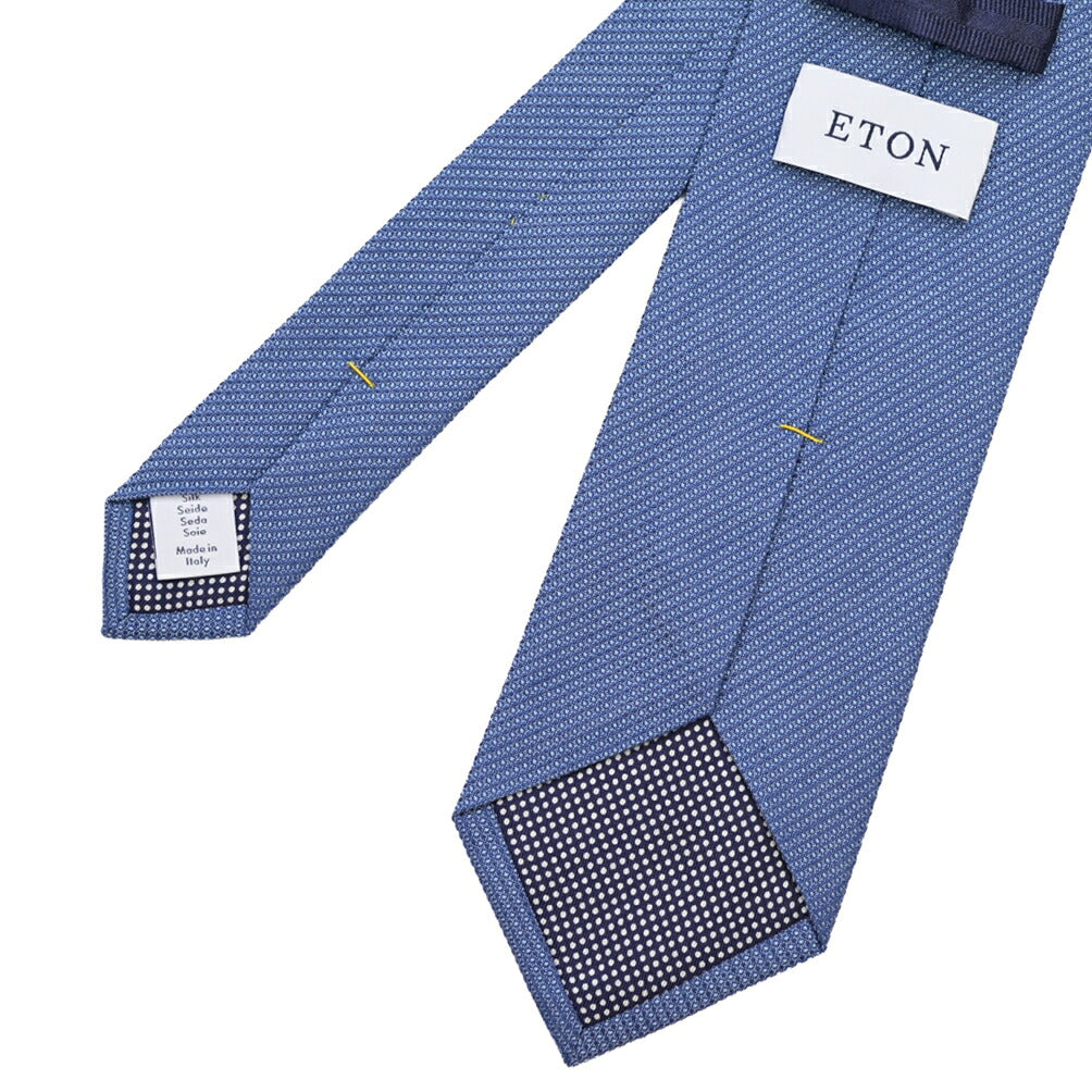 ETON シルク100% 織柄ネクタイ
