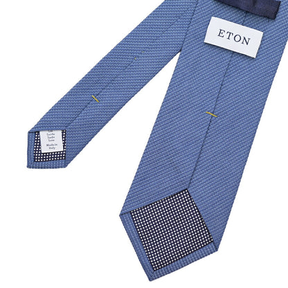 ETON シルク100% 織柄ネクタイ