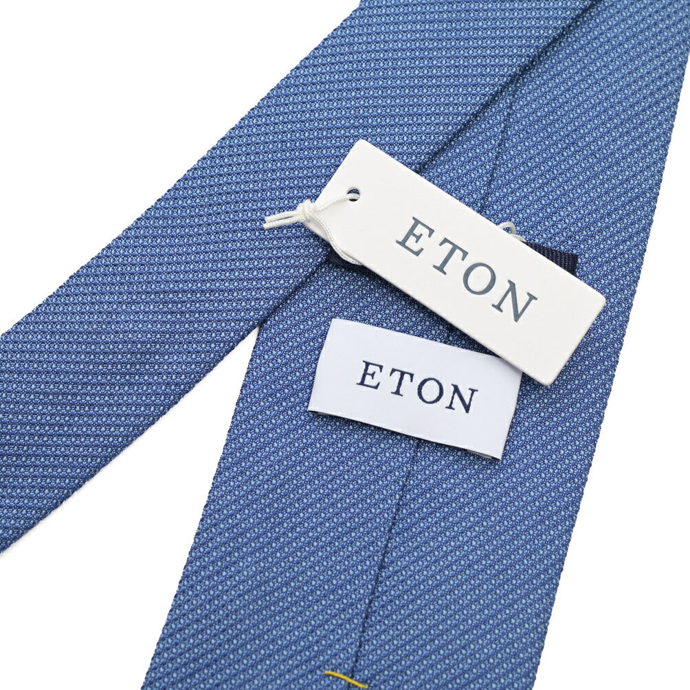 ETON シルク100% 織柄ネクタイ