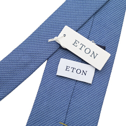 ETON シルク100% 織柄ネクタイ