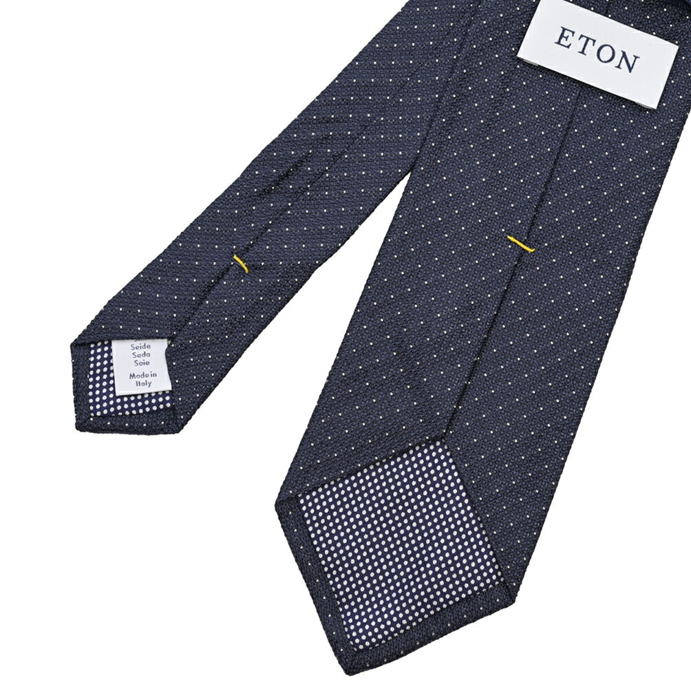 ETON シルク100% ネクタイ ドット